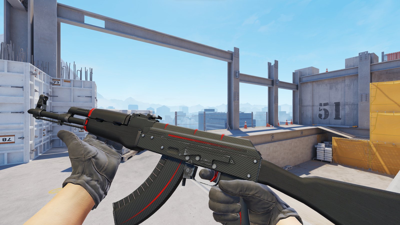 Илл. 8. AK-47 | Красная линия / Redline, Немного поношенное / Minimal Wear