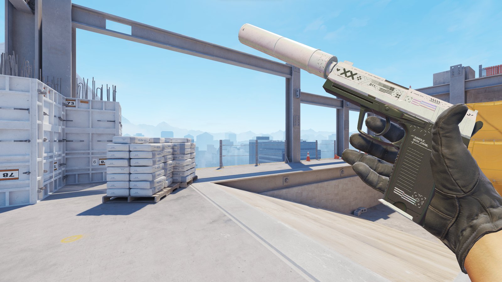Илл. 17. USP-S | Printstream, состояние: Закалённое в боях / Battle-Scarred