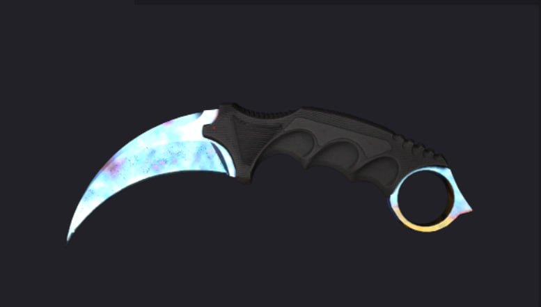 Илл. 33. Karambit | Поверхностная закалка / Case Hardened, Blue Gem