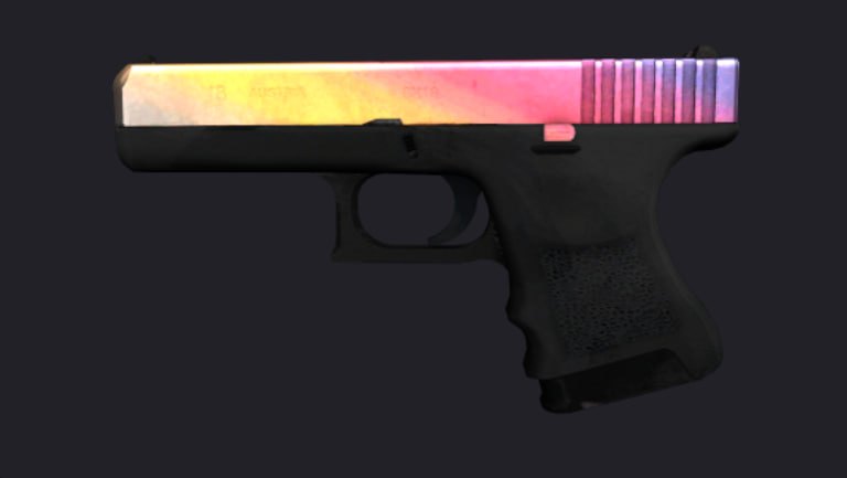 Илл. 37. Glock-18 | Fade, более низкий процент градиента