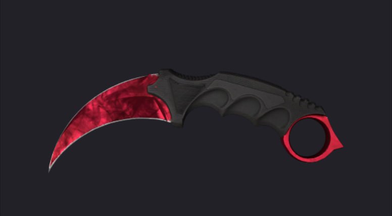 Илл. 39. Karambit | Doppler Ruby