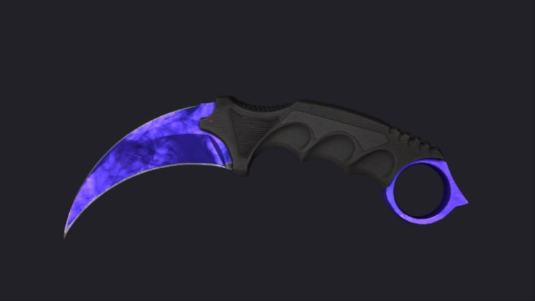 Илл. 40. Karambit | Doppler Sapphire